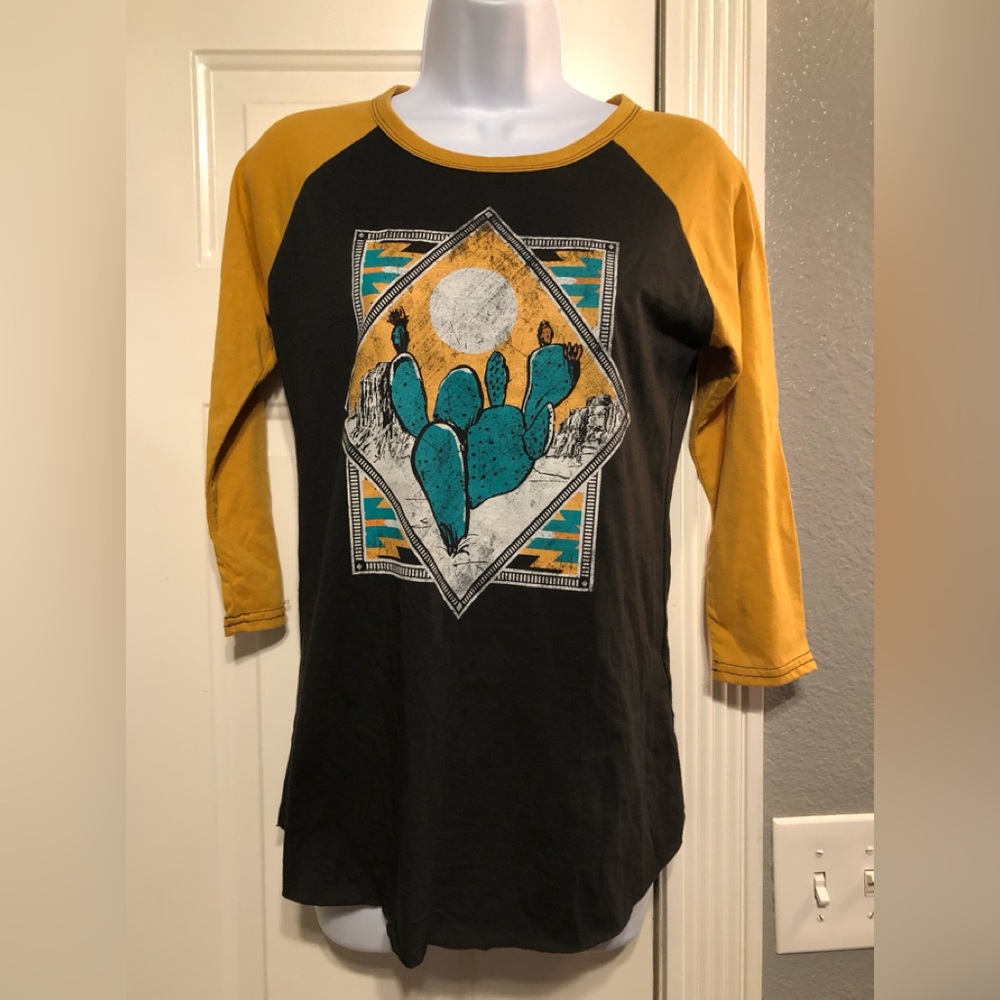 Rock&Roll Cowgirl raglan top